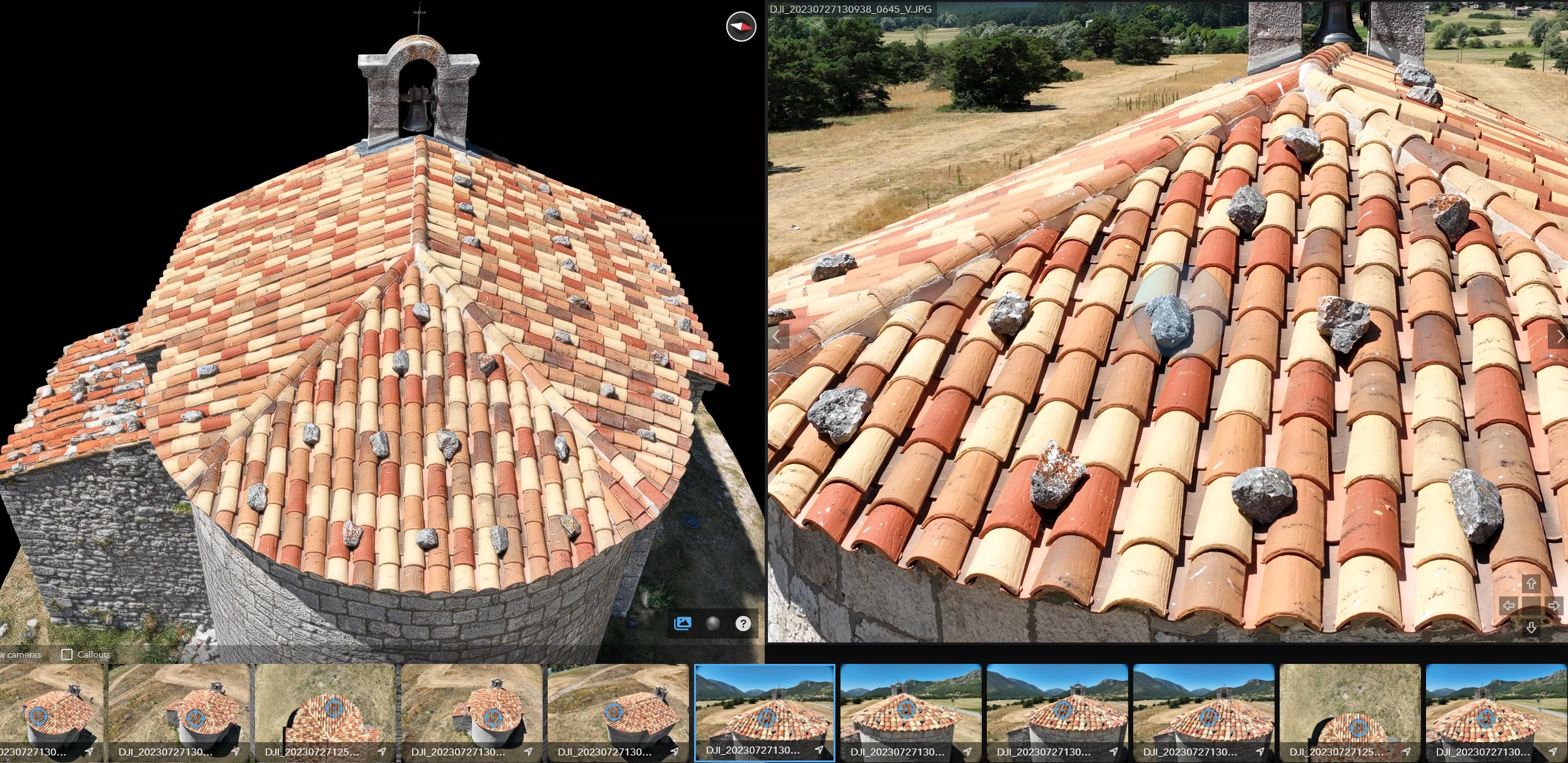 Drone professionnel pour inspection et photogrammétrie